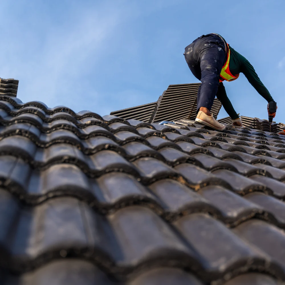 Rénovation toiture tuiles Mons